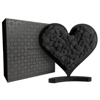 Moosbild „Herzstück“ mit Geschenkverpackung