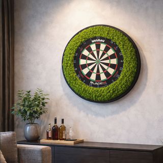 MOOSMOOS GAME ON - Dart Surround – Premium Dartschutz aus echtem Islandmoos