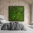 Moosbild Gigant Plateau London Eye 3 eckig 160 x 160 cm Holzfaserplatte schwarz lackiert matt - 1