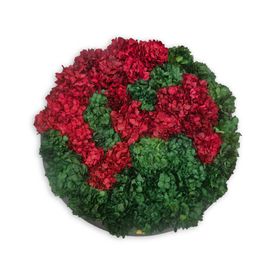 DEAL: Moosbild Hortensien rot / grün