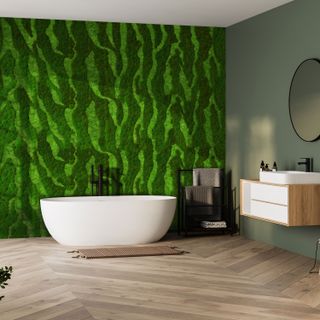 Mooswand Camouflage (Wald- & Ballenmoos)