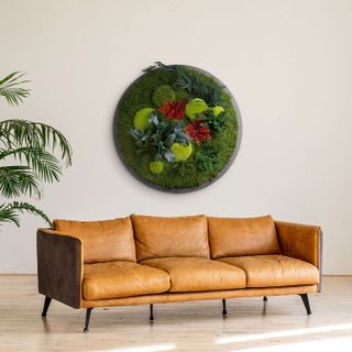 Moosbild Dschungel Rund