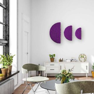 Moos ´Half Moon´ 3er Set Islandmoos Purple randbemoost (78er, 60er & 40er) - 1