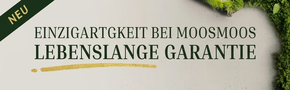Lebenslange Garantie auf Premium Moos
